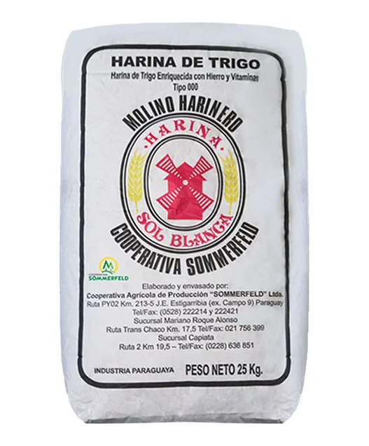 Harina de Trigo Sol Blanca tipo 000 (25 kg)