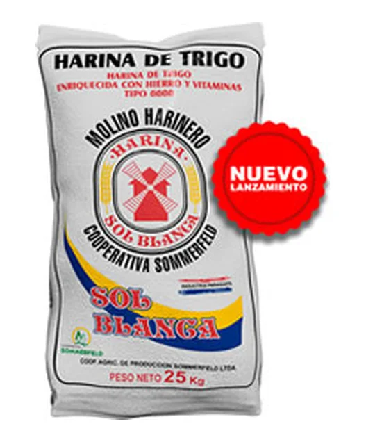 Harina de Trigo Sol Blanca tipo 0000 (25 kg)