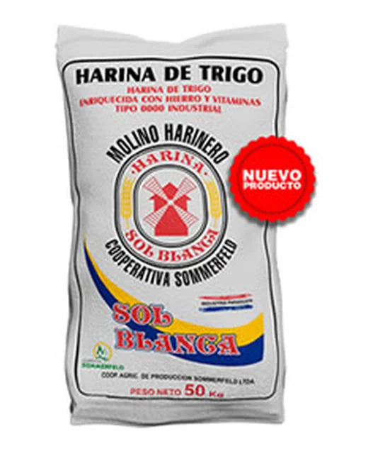 Harina de Trigo Sol Blanca tipo 0000 (50 kg) Industrial